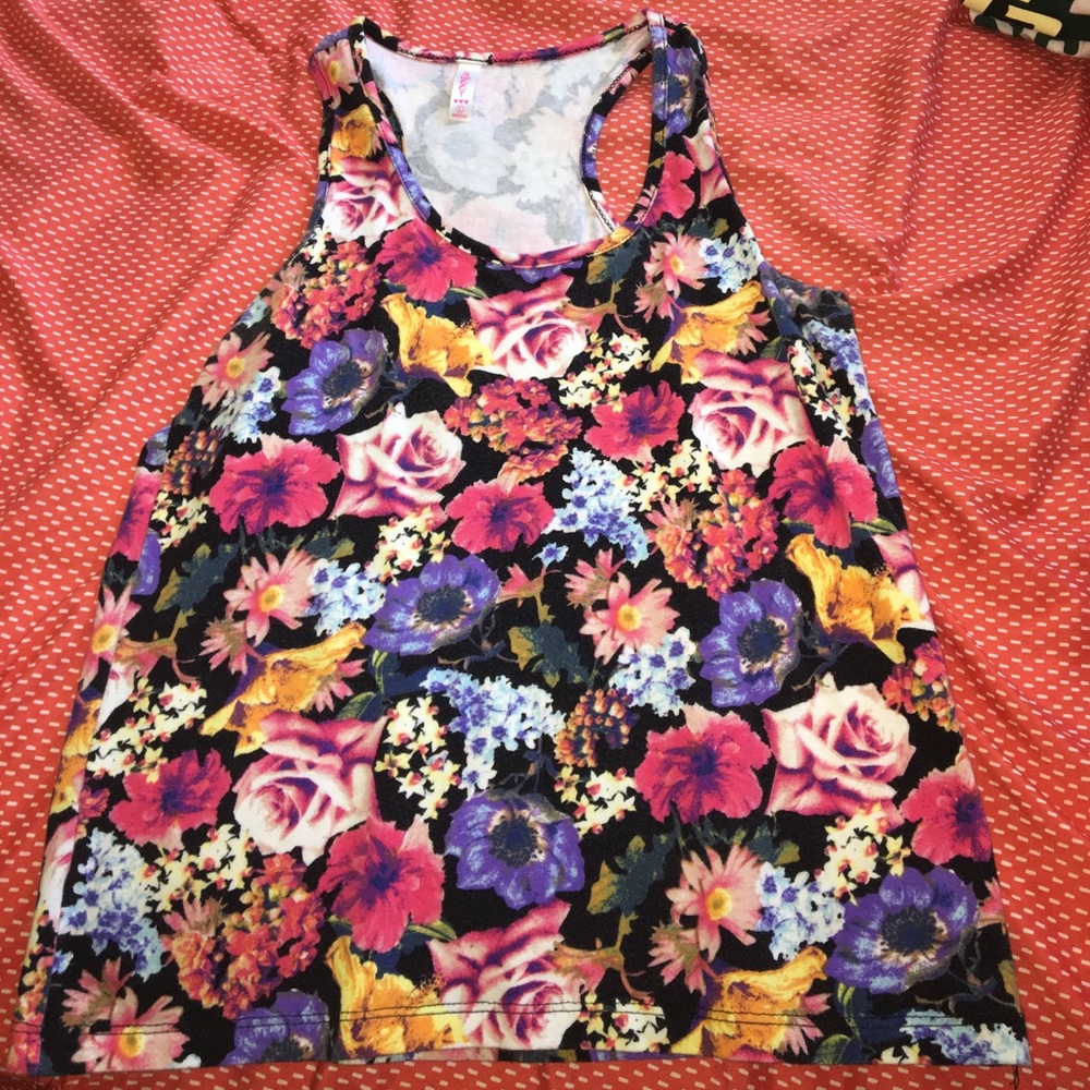 Floral tank top